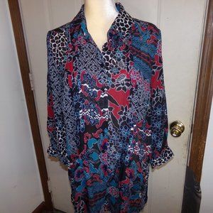Women's Blouse  by Piano Size Large
